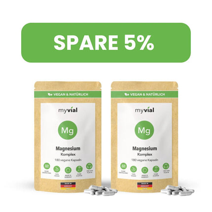 SEO. Magnesium Komplex Kapseln - 2er Pack - 5% Rabatt Linkreich