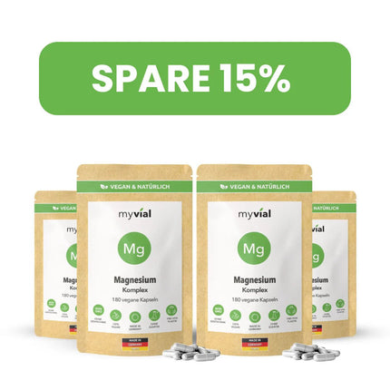 SEO. Magnesium Komplex Kapseln - 4er Pack - 15% Rabatt Linkreich