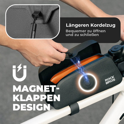 Magnetische Oberrohrtasche 100% Wasserdicht (Fahrradtaschen) kaufen bei Linkreich – Jetzt entdecken!