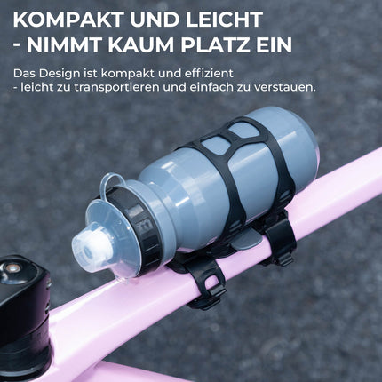Magnetischer Flaschenhalter für Fahrrad – mit Riemenbefestigung (Fahrrad Flaschenhalter) kaufen bei Linkreich – Jetzt entdecken!