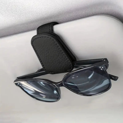 SEO. Magnetischer Halter für Sonnenbrillen für Sonnenblende - Schwarz Linkreich