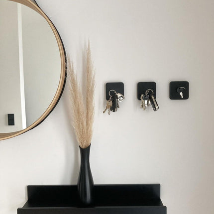 SEO. Magnetischer Schlüsselhalter HAMO (3er Set) - 1x Eiche 1x Lichtgrau 1x Grau Linkreich