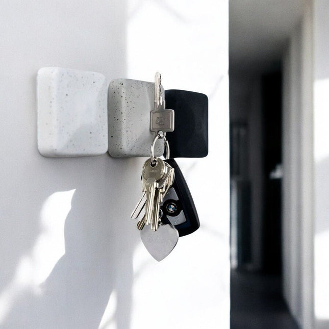 SEO. Magnetischer Schlüsselhalter HAMO (3er Set) - 1x Anthrazit 1x Grau 1x Lichtgrau Linkreich