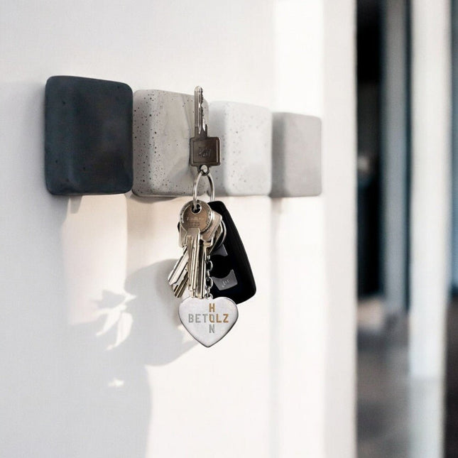 SEO. Magnetischer Schlüsselhalter HAMO (4er Set) - 1x Anthrazit 1x Lichtgrau 2x Grau Linkreich