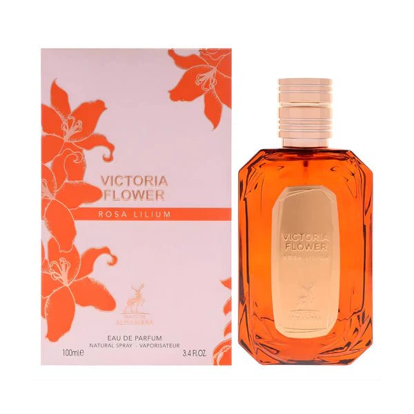 SEO. Maison Alhambra Victoria Flower Rosa Lilium Eau de Parfum 100ml - Linkreich