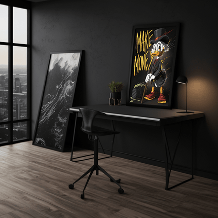 Make Money Dagobert - Leinwandbild Pop Art / Motivation (Canvas) kaufen bei Linkreich – Jetzt entdecken!