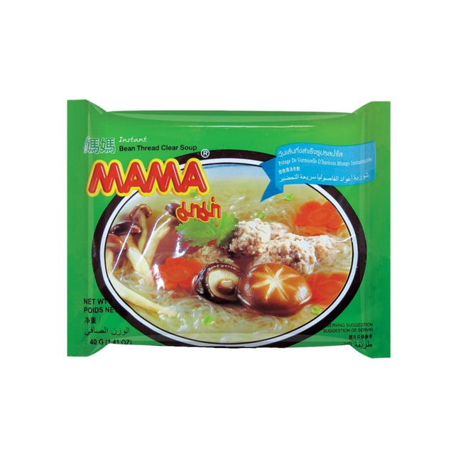 SEO. Mama Instantbohnennudeln (Glasnudeln) Klare Suppe 40g - Linkreich