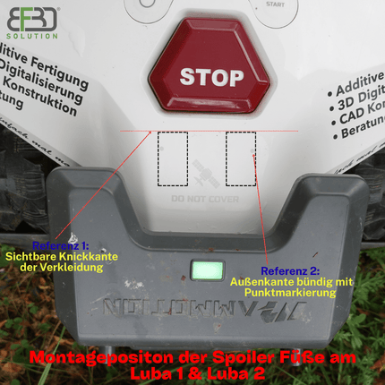 SEO. Mammotion Luba 1 / Luba 2 / Luba 3 – Spoiler Bausatz – BF3D Solution – Tuning‑Kit - Linkreich