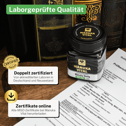 SEO. Manuka Honig MGO 450+, 250g - Linkreich