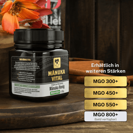 SEO. Manuka Honig MGO 450+, 250g - Linkreich