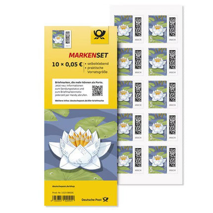 SEO. Markenset Seebriefrose, Briefmarke zu 0,05 €, 10er - Set - Linkreich