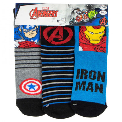 SEO. Marvel Avengers Socken 3 Paar Unisex Strümpfe Kinder Outdoor Socks - 23 - 26 Linkreich