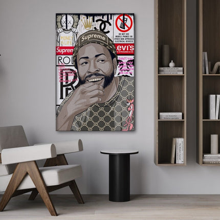 Marvin Gaye - Leinwandbild Pop Art (Canvas) kaufen bei Linkreich – Jetzt entdecken!