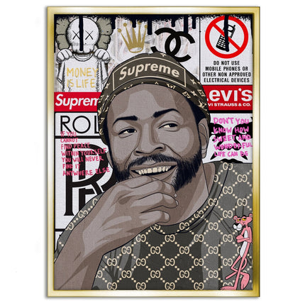 Marvin Gaye - Leinwandbild Pop Art (Canvas) kaufen bei Linkreich – Jetzt entdecken!