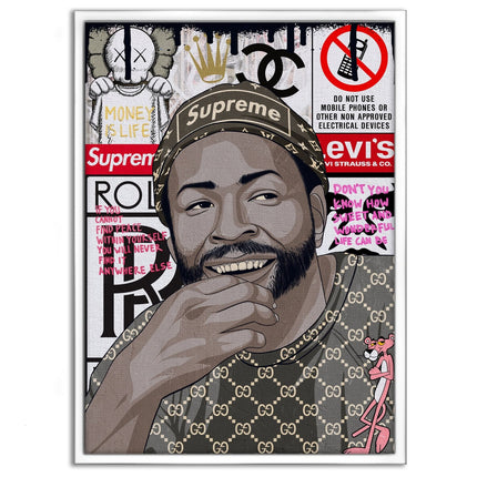 Marvin Gaye - Leinwandbild Pop Art (Canvas) kaufen bei Linkreich – Jetzt entdecken!