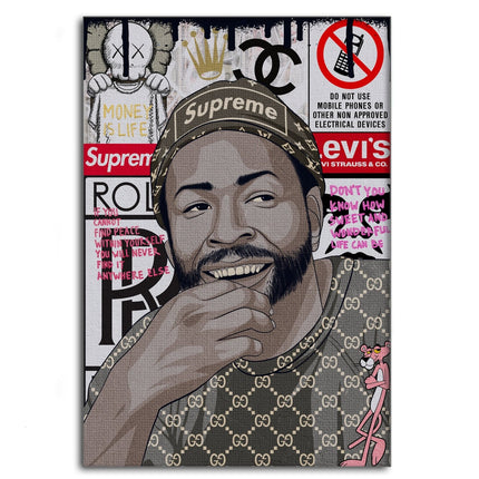 Marvin Gaye - Leinwandbild Pop Art (Canvas) kaufen bei Linkreich – Jetzt entdecken!