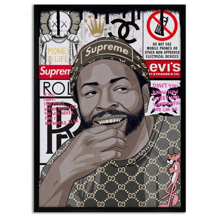 Marvin Gaye - Leinwandbild Pop Art (Canvas) kaufen bei Linkreich – Jetzt entdecken!