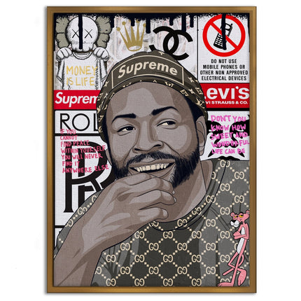 Marvin Gaye - Leinwandbild Pop Art (Canvas) kaufen bei Linkreich – Jetzt entdecken!