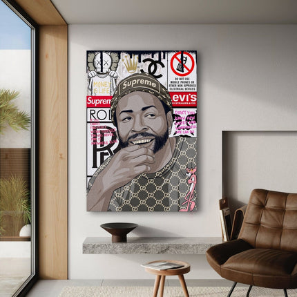 Marvin Gaye - Leinwandbild Pop Art (Canvas) kaufen bei Linkreich – Jetzt entdecken!