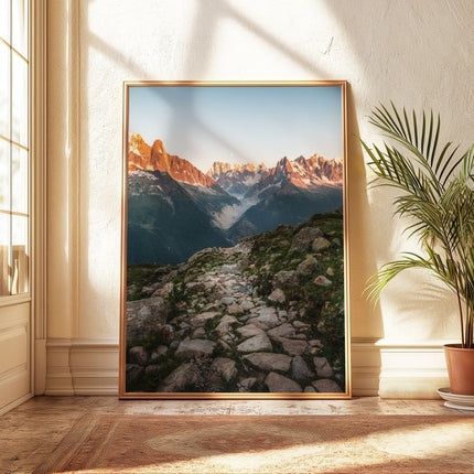 Massif du Mont Blanc Wall Art Set – Nature Prints for Modern Interiors
