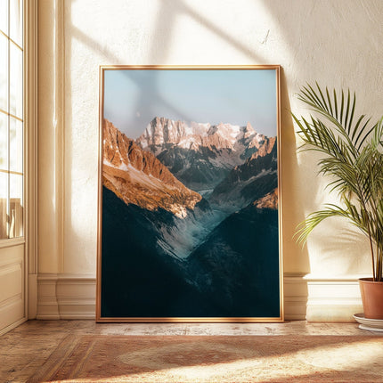Massif du Mont Blanc Wall Art Set – Nature Prints for Modern Interiors