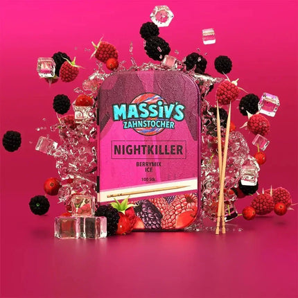 Massiv's Zahnstocher - Wunderzahnstocher 100 Stück - Nightkiller Linkreich
