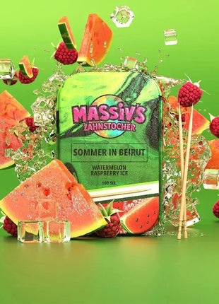 Massiv's Zahnstocher - Wunderzahnstocher 100 Stück - Sommer in Beirut Linkreich