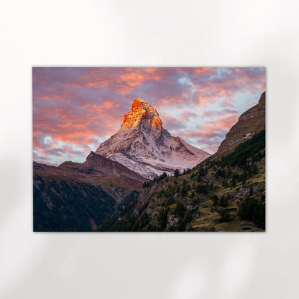 Matterhorn at Sunrise – Swiss Alps Wall Art