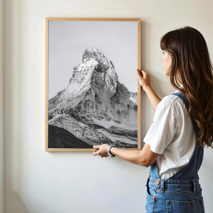 Matterhorn – Zermatt, Switzerland (black & white)