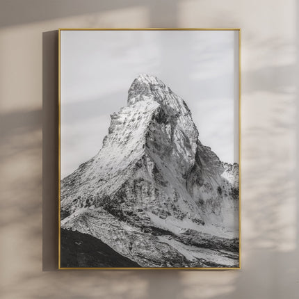 Matterhorn – Zermatt, Switzerland (black & white)