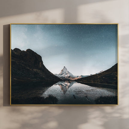 Matterhorn Reflected in Rifflesee, Switzerland