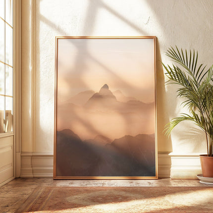 Matterhorn Sunrise Wall Art – Mont Blanc Summit Landscape Prints