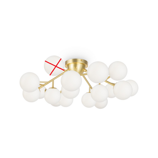 B-Ware Maytoni Deckenlampe Leuchte Dallas Lampe 20 Flammig Gold Siehe Text/Foto