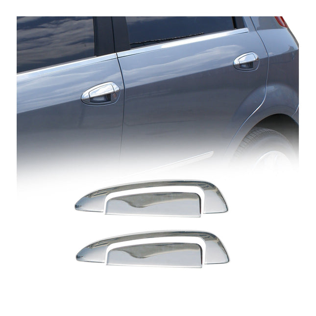 Chrom Türgriff Blende für Fiat Punto Evo 2008-2012 Edelstahl 2tür