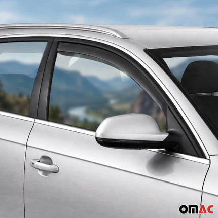 Windabweiser Regenabweiser für Audi A4 B8 Avant 2007-2015 Acryl Dunkel 2tlg
