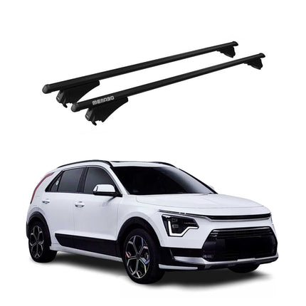Menabo Dachträger Grundtäger für Kia Niro II 2022-2026 75kg Aluminium Schwarz 2x