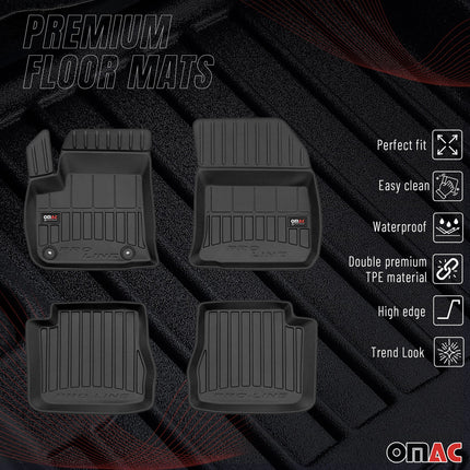 OMAC Gummi Fußmatten für Citroen C4 EV 2021-2026 Premium TPE Automatten 4tlg