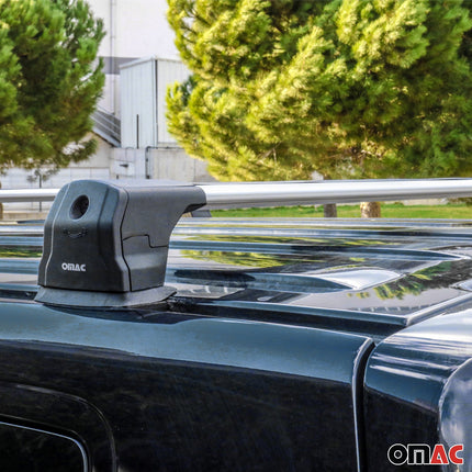 Dachträger Grundtäger für Nissan NV200 2009-2021 75kg Aluminium Silber 3tlg