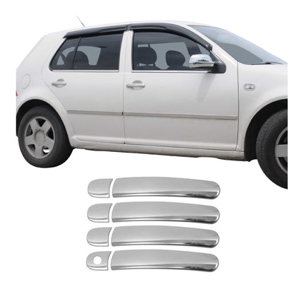 Türgriff Blende Chrom für Skoda Fabia 1999-2014 4-Tür Edelstahl 8x