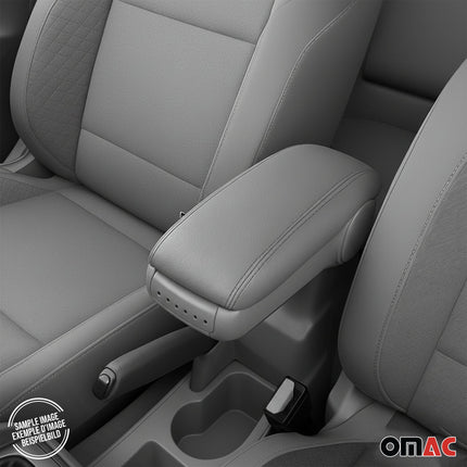Mittelarmlehne Armlehne für Skoda Rapid Limo 2012-2019 PU-Leder ABS Grau