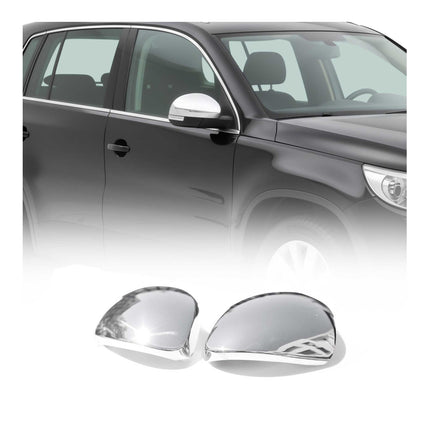 Spiegelkappen Spiegelabdeckung für Skoda Yeti 2009-2017 Edelstahl Chrom 2tlg