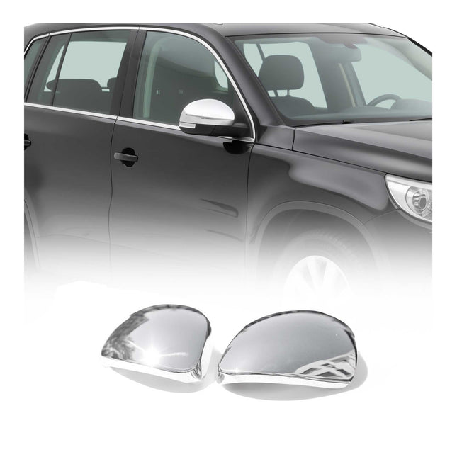 Spiegelkappen Spiegelabdeckung für Skoda Yeti 2009-2017 Edelstahl Chrom 2tlg