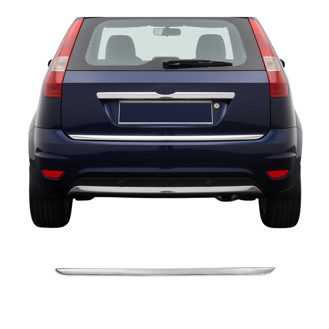 Kofferraumleiste Heckleiste für Ford Fiesta 2001-2008 Untere Edelstahl Chrom