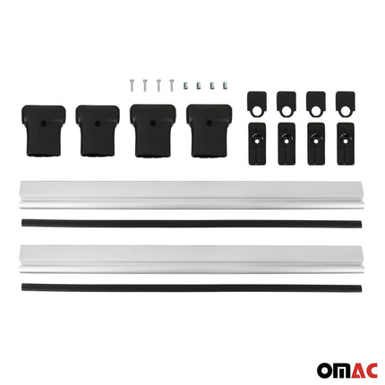 Dachträger Grundtäger für Mazda CX-5 2017-2025 75kg Aluminium Silber 2 tlg