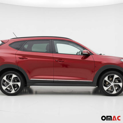 Seitentürleiste Türleisten Türschutzleiste für Hyundai Tucson 2015-2024 Chrom 4x