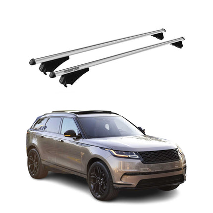 Menabo Dachträger für Land Rover Range Rover Velar 2017-2026 75kg Alu Silber 2x
