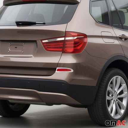 Nebelscheinwerfer Rahmen Umrandung für BMW X3 F25 2015-2017 Chrom ABS Silber 2x