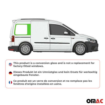 Seitenfenster Sicherheitsglas für VW Caddy 2003-2020 Seitenscheibe Rechts L1