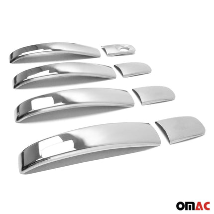 Türgriff Blende Türgriffkappen für Opel Vivaro A 2001-2014 4-Tür Edelstahl 8x