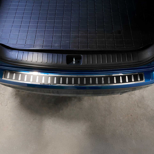 Ladekantenschutz Stoßstange für Hyundai Tucson III 2019-2021 FL carbon foliert